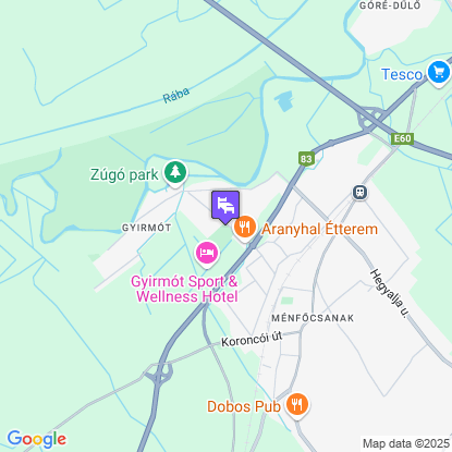 Gyirmót Sport & Wellness Hotel a térképen